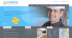 Desktop Screenshot of cifotie.com